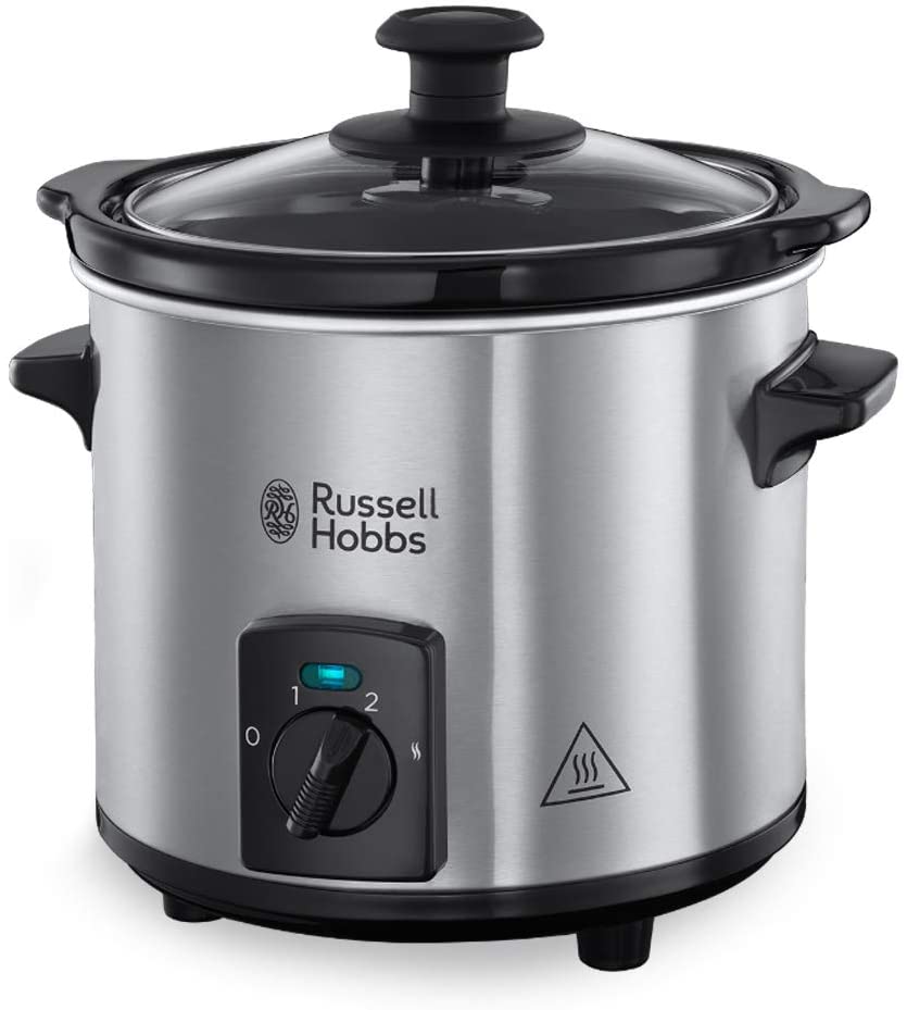 Russell Hobbs Compact Mini Kitchen Machine Space-Saving Design, Stainless steel / black