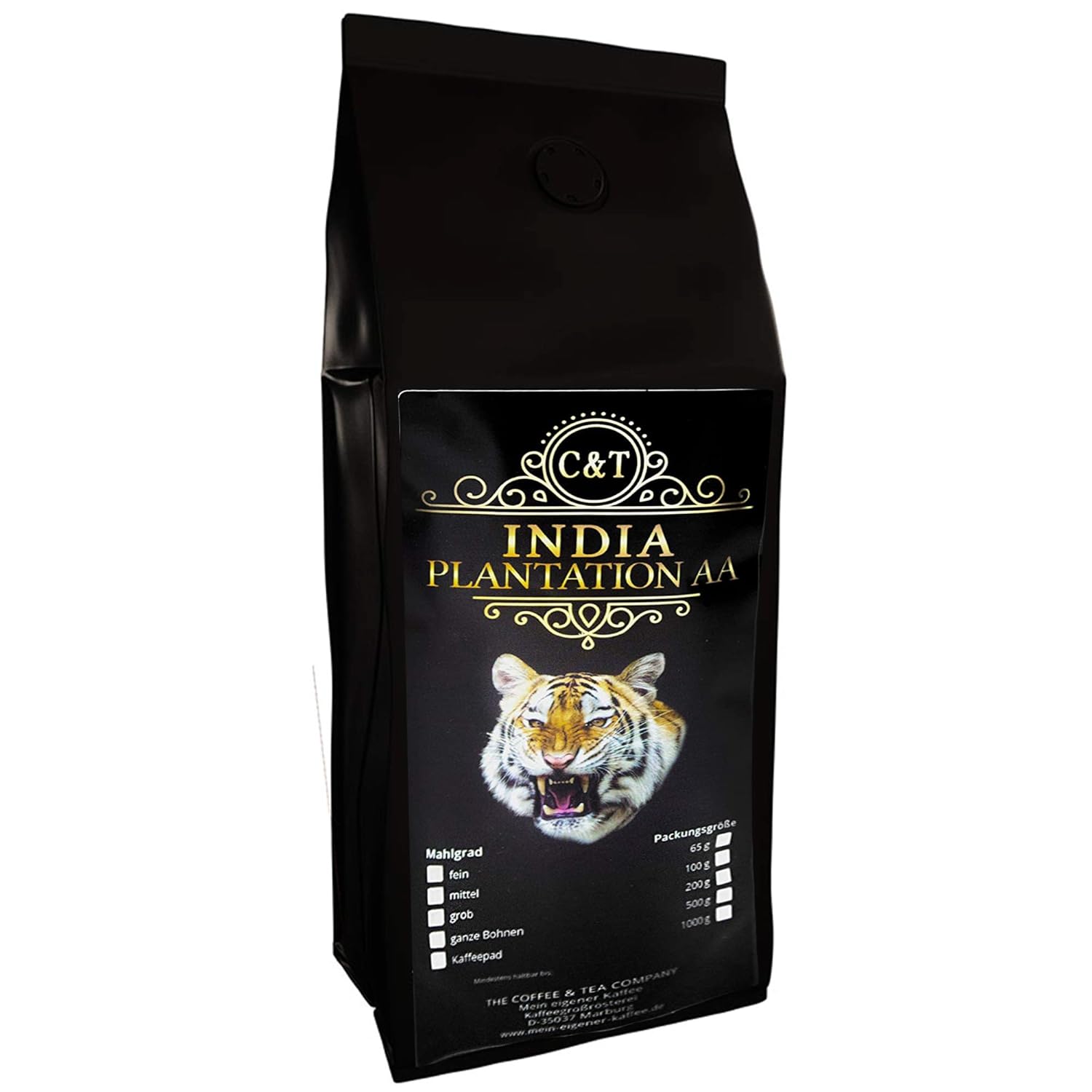 Coffee Globetrotter - Real Rarities (Coarse Ground, 200 g) India Plantation AA - Rarities Top Coffee - Become an Explorer!