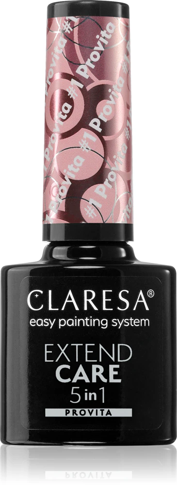 Claresa Extend Care 5 in 1 Provita base coat for gel nails with regenerating effect