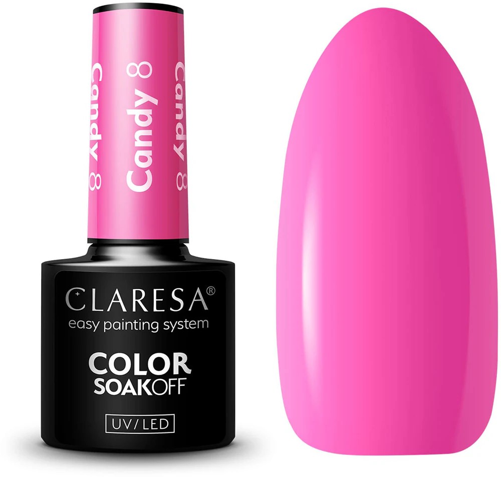 Claresa SoakOff UV/LED Color Candy Gel Nail Polish