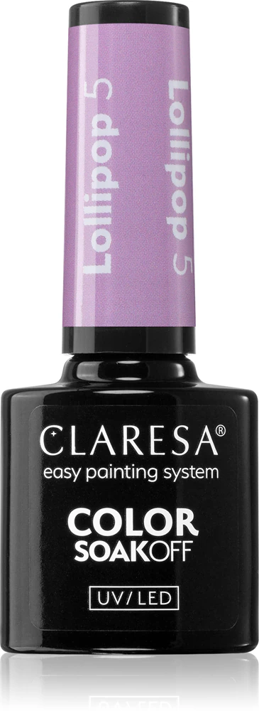 Claresa SoakOff UV/LED Color Lollipop Gel Nail Polish