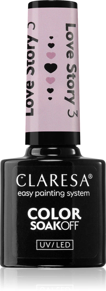 Claresa SoakOff UV/LED Color Love Story Gel Nail Polish