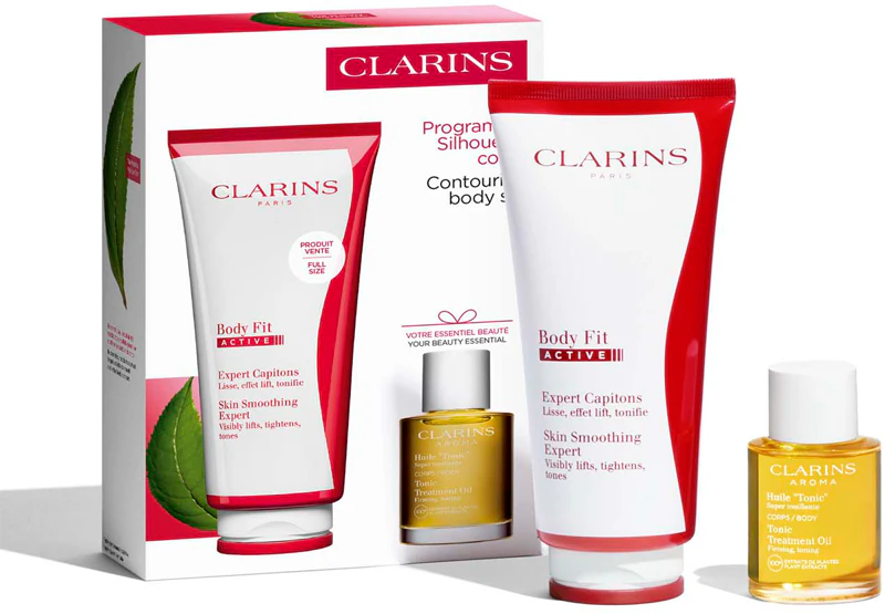 Clarins Body Fit Collection gift set for strengthening