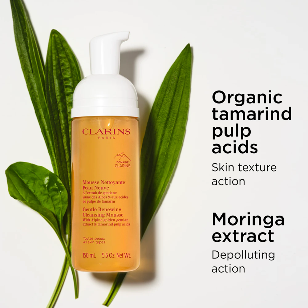 Clarins Cleansing Gentle Renewing Cleansing Mousse gentle cleansing foam for all skin types