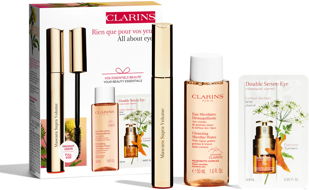 Clarins Essentials All About Eyes gift set for the eyes