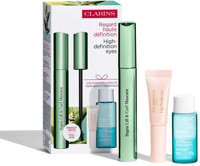 Clarins Supra Lift & Curl Collection gift set for the eye area