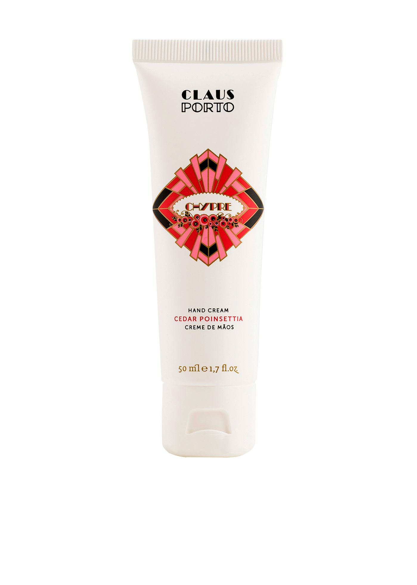 Claus Porto Chypre Cedar Poinsettia Hand Cream
