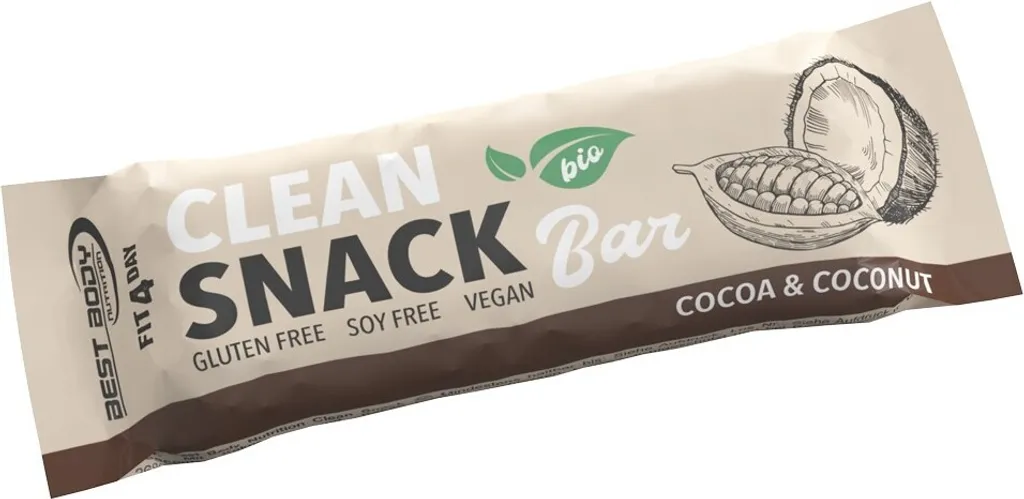 Clean Snack Bar, 20 x 50 g Riegel / Faltschachtel, Geschmack: Coconut Cocoa