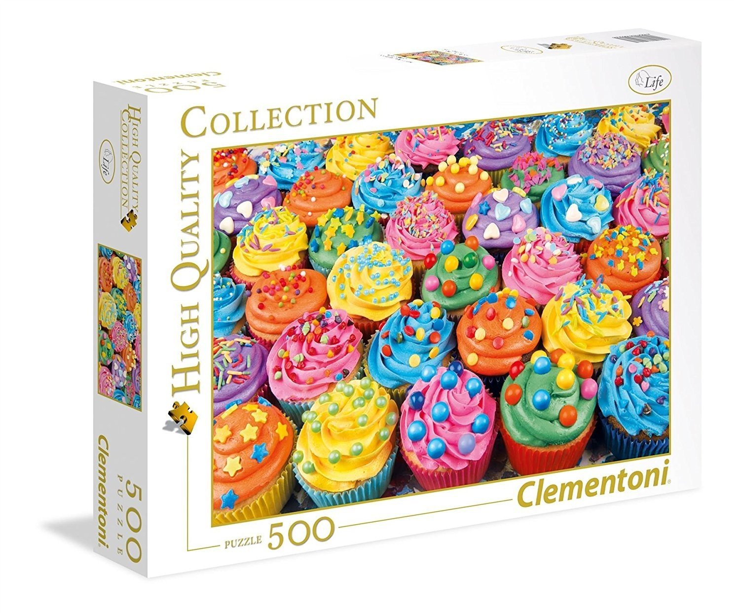 Clementoni Jigsaw Puzzle Pieces Colourful Cupcakes