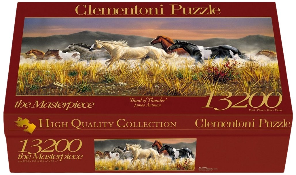 Clementoni Jigsaw Puzzle With Band Of Thunder Design Piece