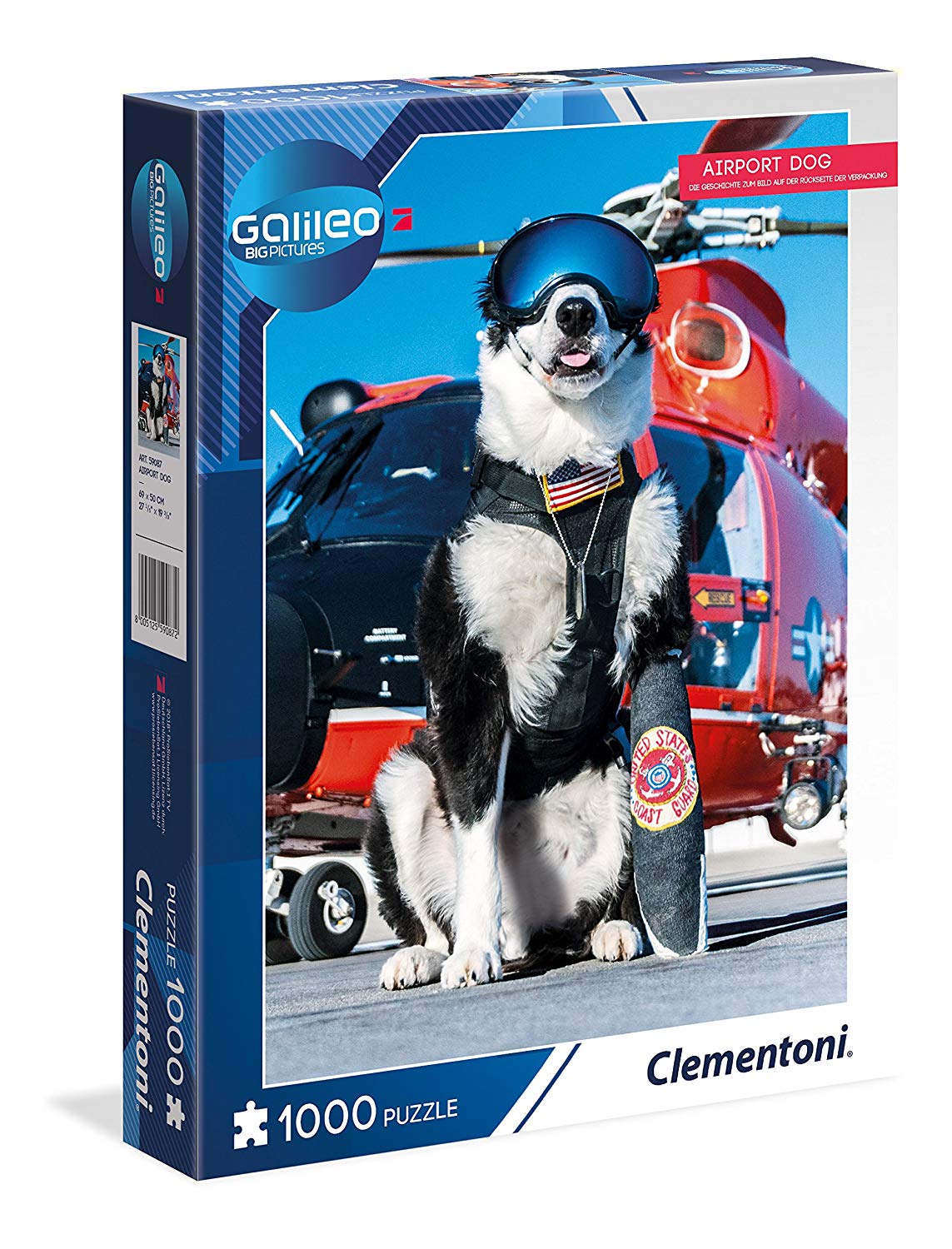 Clementoni Airport Dog Puzzle T Galileo
