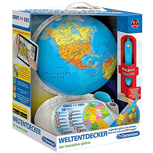 Clementoni Interactive Globe With App Scientific Games Game