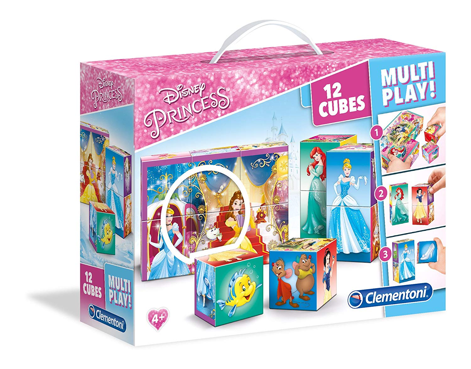  Disney Princess Cube Puzzle Pieces