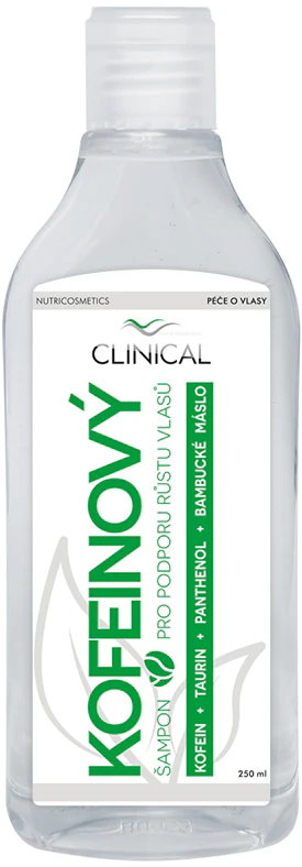 Clinical Caffeine shampoo hair care for weak hair with a tendency to hair loss
