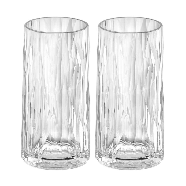 Club No. 8 water glass plastic 30 cl 2er pack
