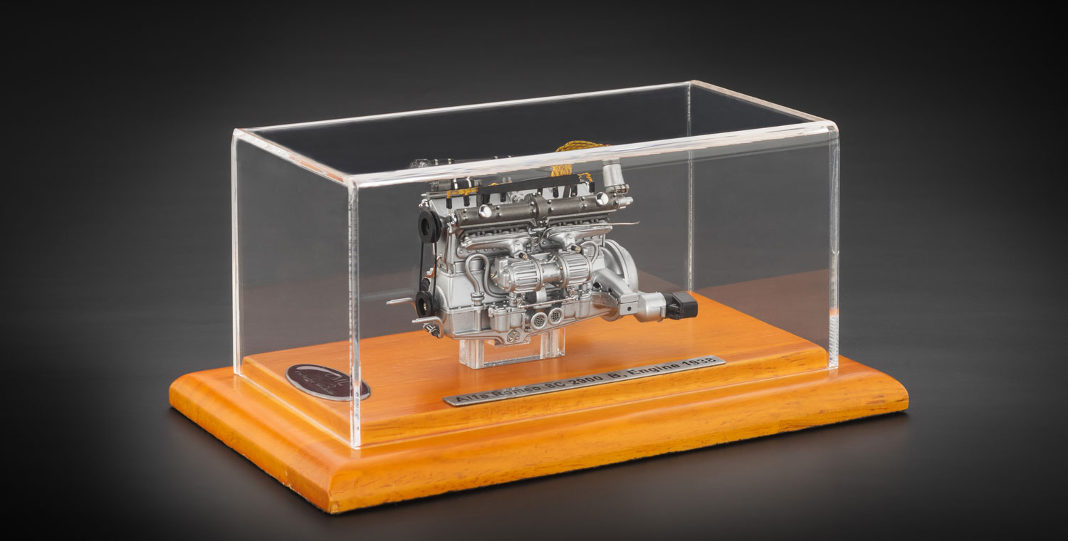 Alfa Romeo C B Engine With Showcase