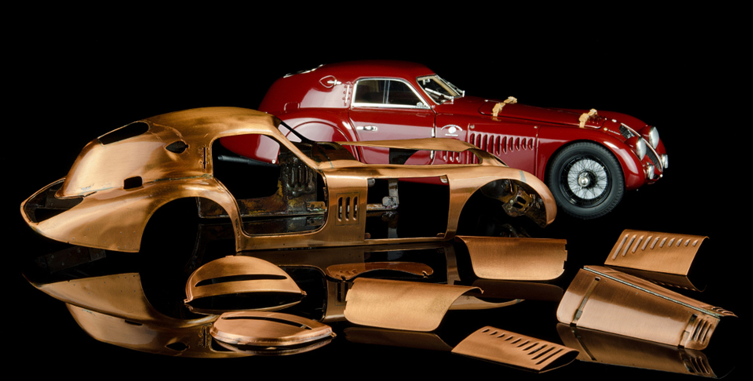 Alfa Romeo C B Speciale Touring Coupe Scale