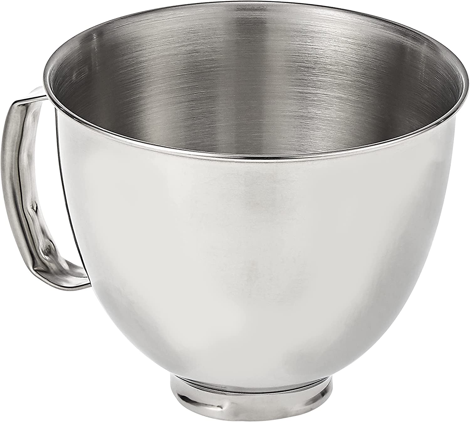 KitchenAid Polished Stainless Steel Bowl with Handle, Metallic