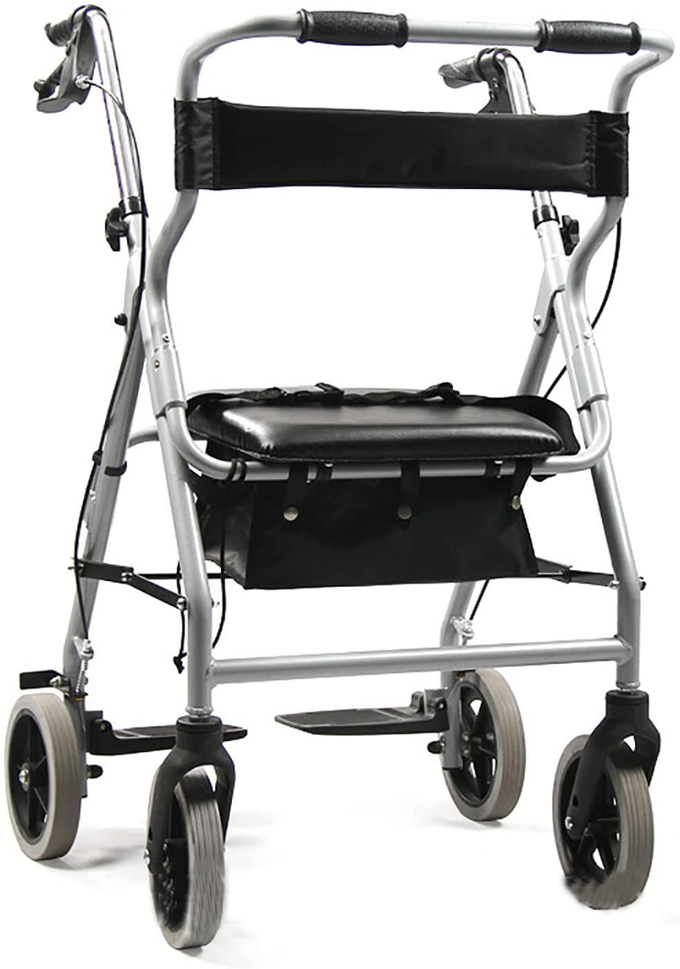 Better Angel HM Rollator Foldable and Lightweight - Rollator Easy Foldable Walking Frame Foldable and With Seat, Lightweight Rollator, Foldable Walking Aid, Lightweight Rollator