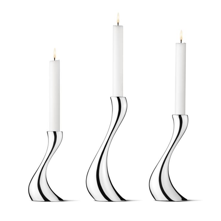 Cobra Candlestick Set Of 3