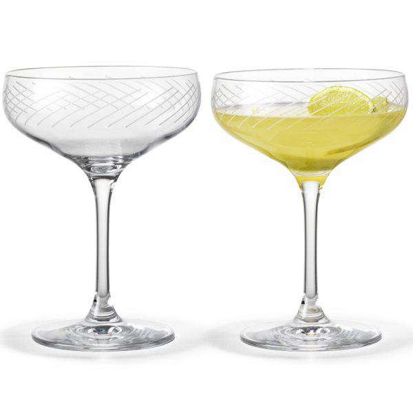Cocktail glasses Cabernet Lines from Holmegaard