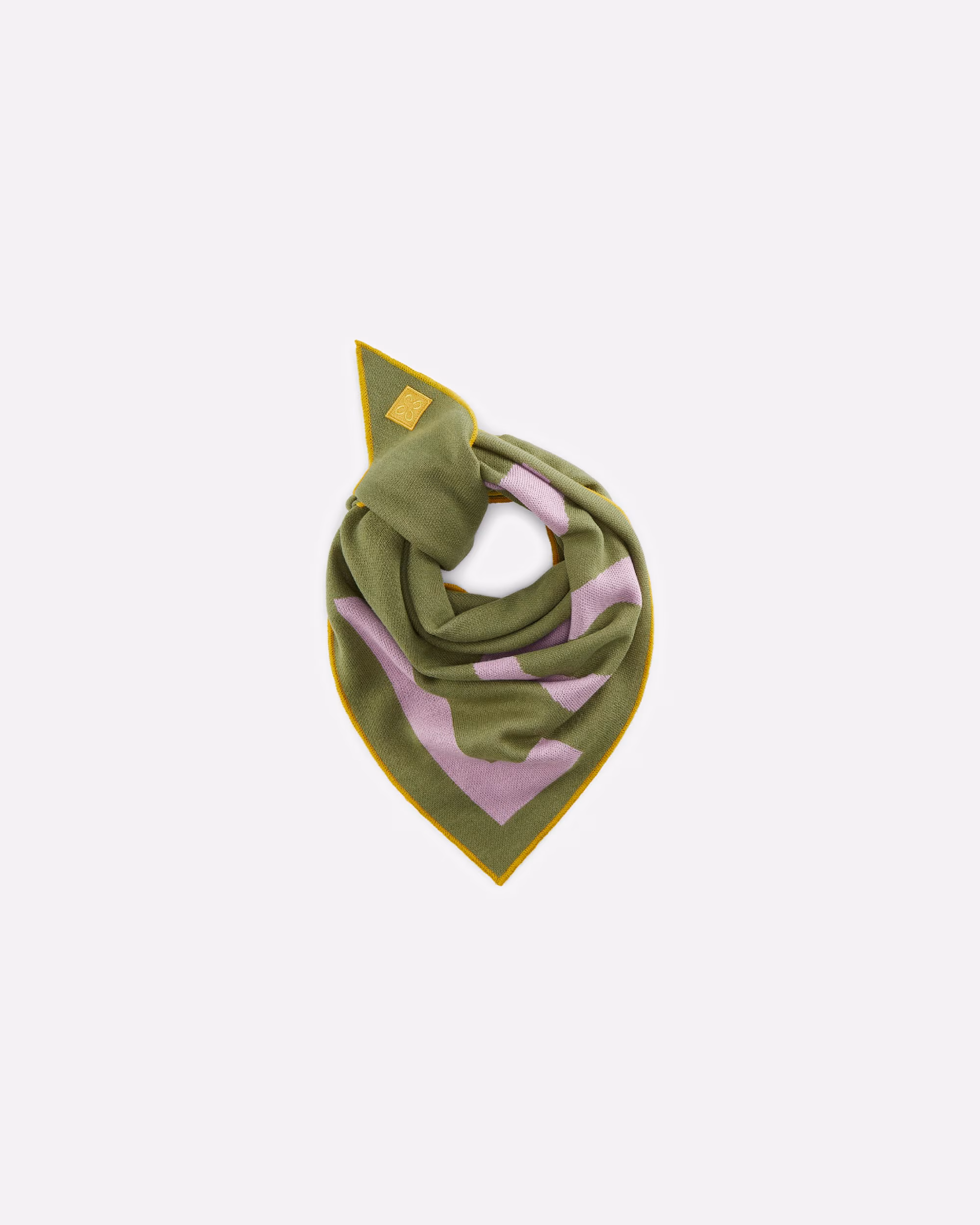 Codello scarf triangular scarf with a striking “LOVE” motif