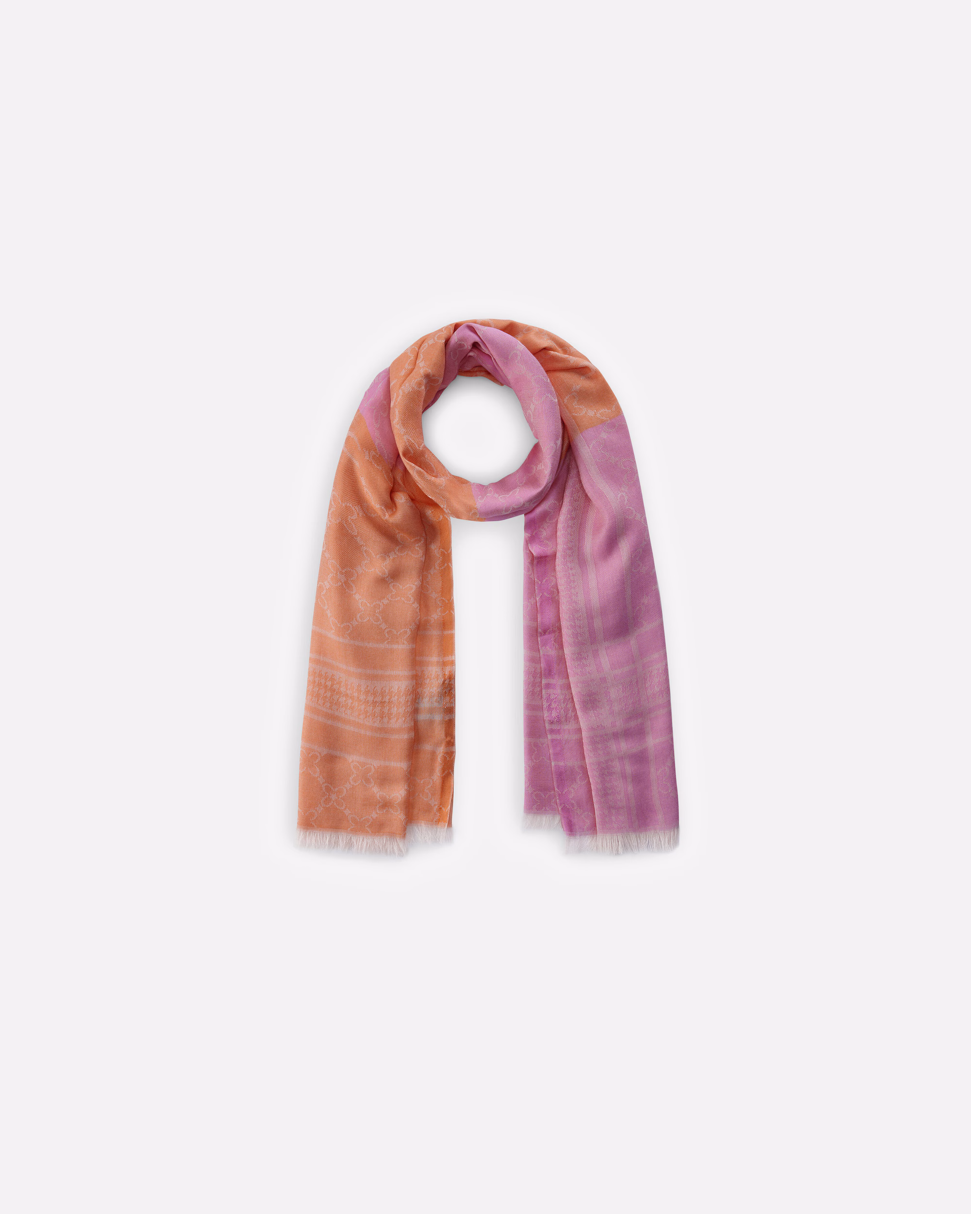 Codello scarf scarf with monogram flowers