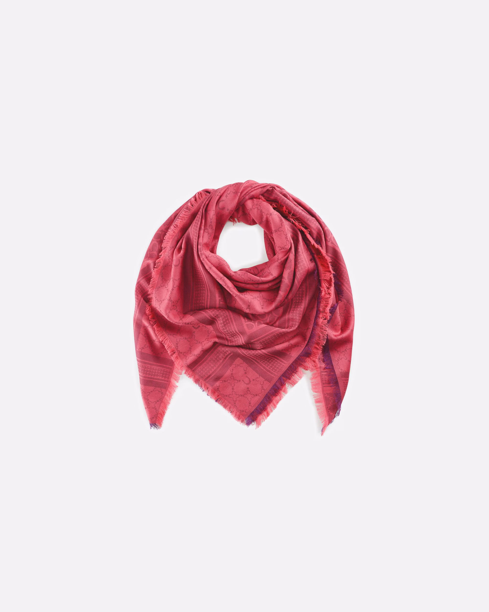 Codello scarf shawls with woven monogram pattern