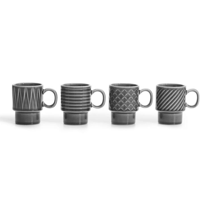 Coffee & More Espresso Cup 4-Pack