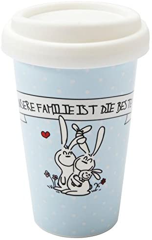 \'Coffee to go Cup with \"Our Family is the Best\"