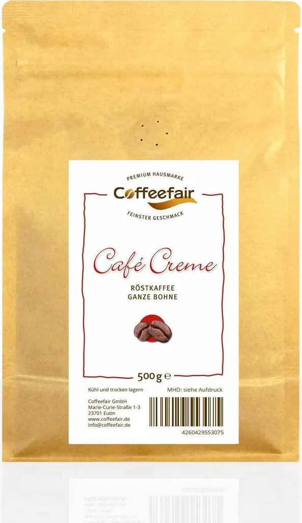 Coffeefair Cafe Creme 10 x 500g coffee beans Barista quality
