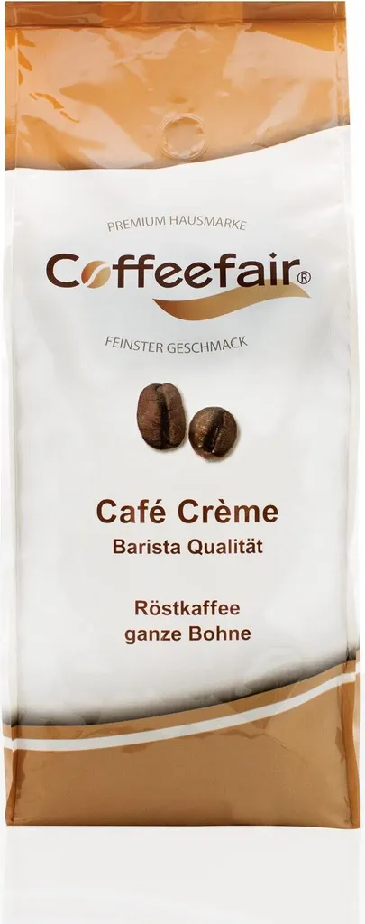 Coffeefair Cafe Creme 8 x 1kg coffee beans Barista quality