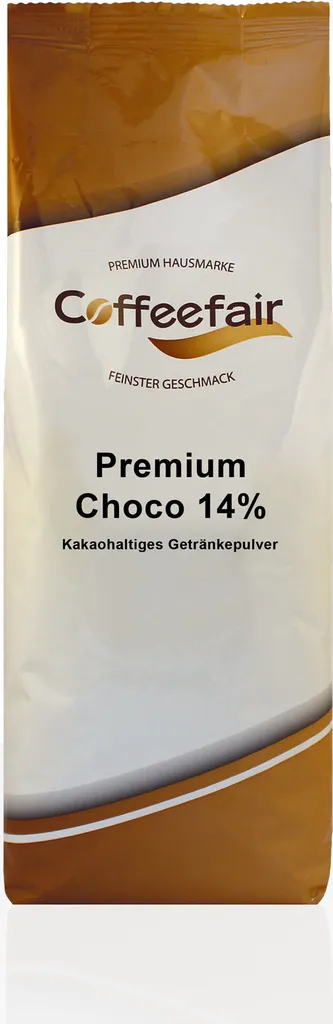 Coffeefair Premium Choco Cocoa 10 x 1kg, cocoa powder 14% full-bodied chocolatey