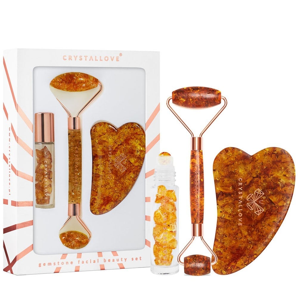 Crystallove Cognac Amber Beauty Set