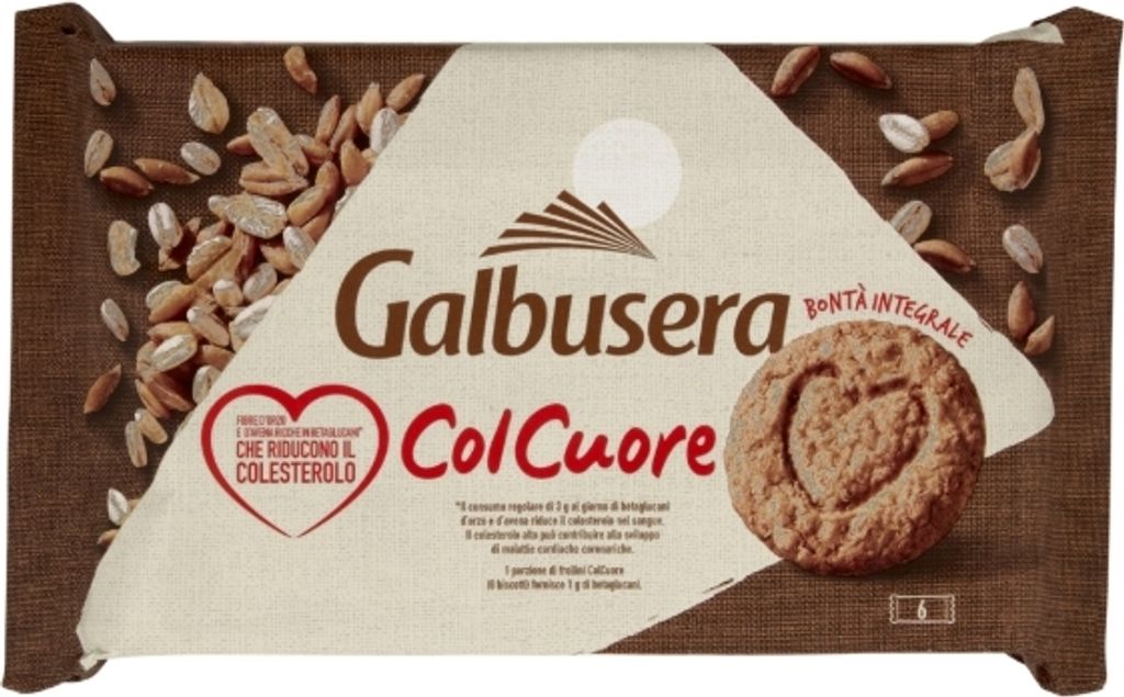 Col Cuore Frollino Integral Fiber from Cereali Cookies 300g - Galbusera