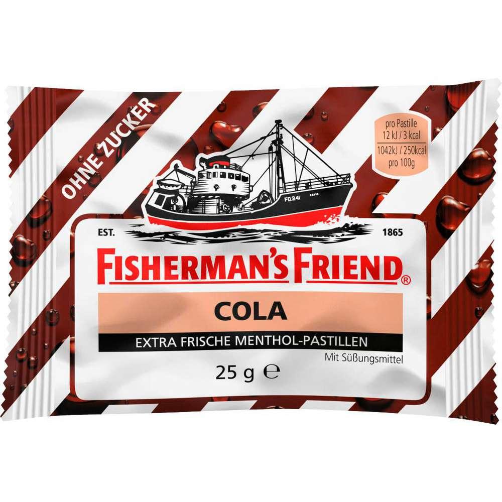 Cola pastilles, sugar-free
