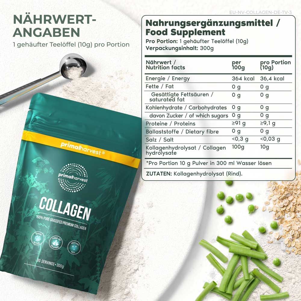 Collagen Pulver von Primal Harvest®