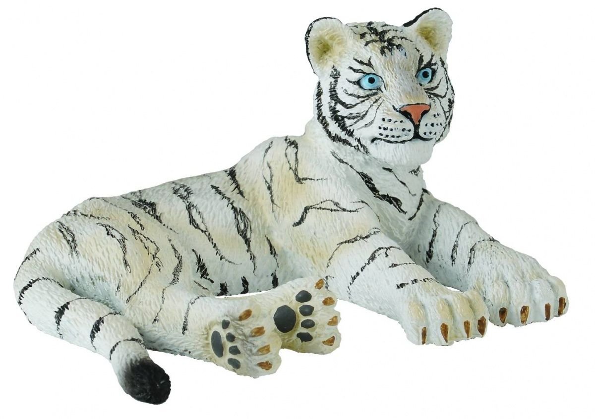 Collecta White Tiger Cub Lying Down