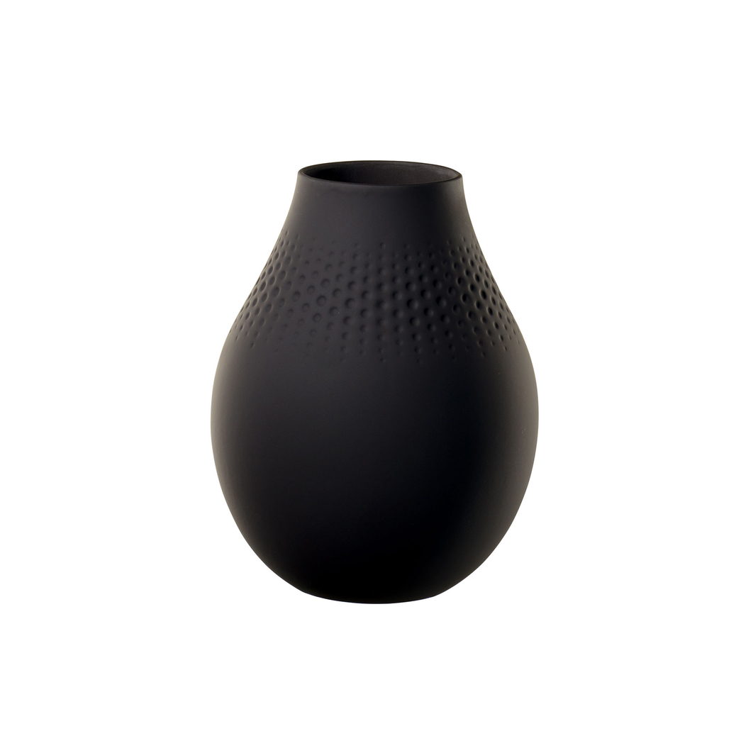 Collier Noir Pearl Vase