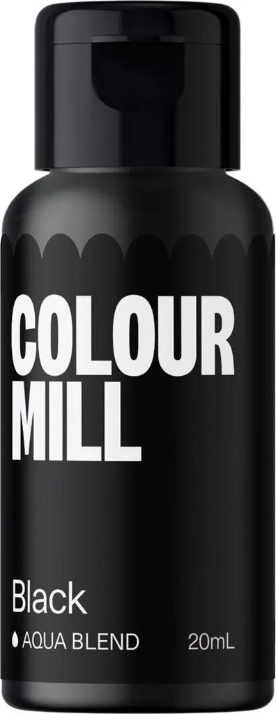 Colour Mill Aqua Blend Food Colouring Black 20 ml