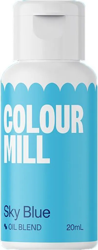 Colour Mill Food Colouring Sky Blue 20ml fat-soluble