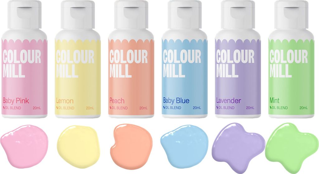 Colour Mill Oil Food Colouring Pastel Edition 6 x 20 ml