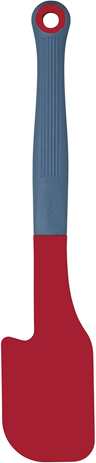 Colourworks CWBRSPATRED Silicone Spatula with Integrated Tray - Cherry