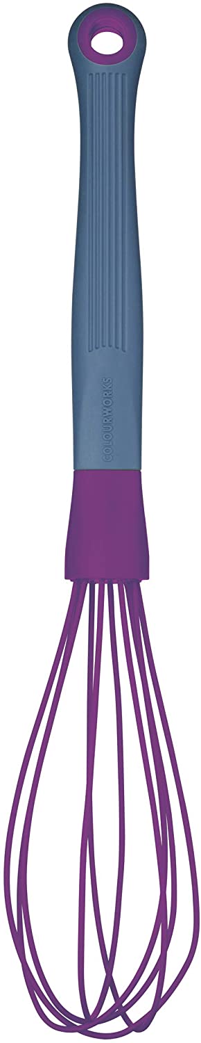 Colourworks CWBRWHISKPNK Soft Grip Silicone Whisk, Raspberry