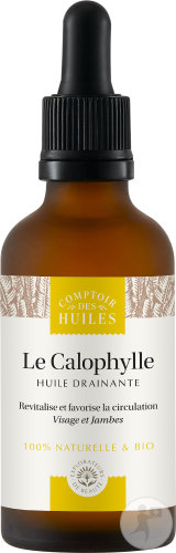 Comptoir Des Huiles Calophyllum Oil Dehydrating Oil For Face And Legs Pipette Bottle 50ml