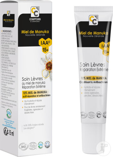 Comptoirs Et Compagnies Lip Care Extreme Repair Organic 10% Manuka Honey IAA15+ 10g
