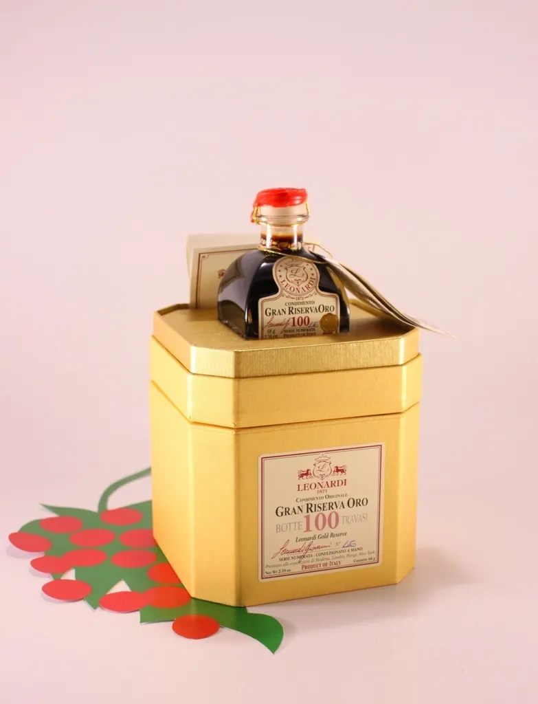 Condimento Balsamico Gran Riserva Oro 100 50 ml. - Acetaia Leonardi