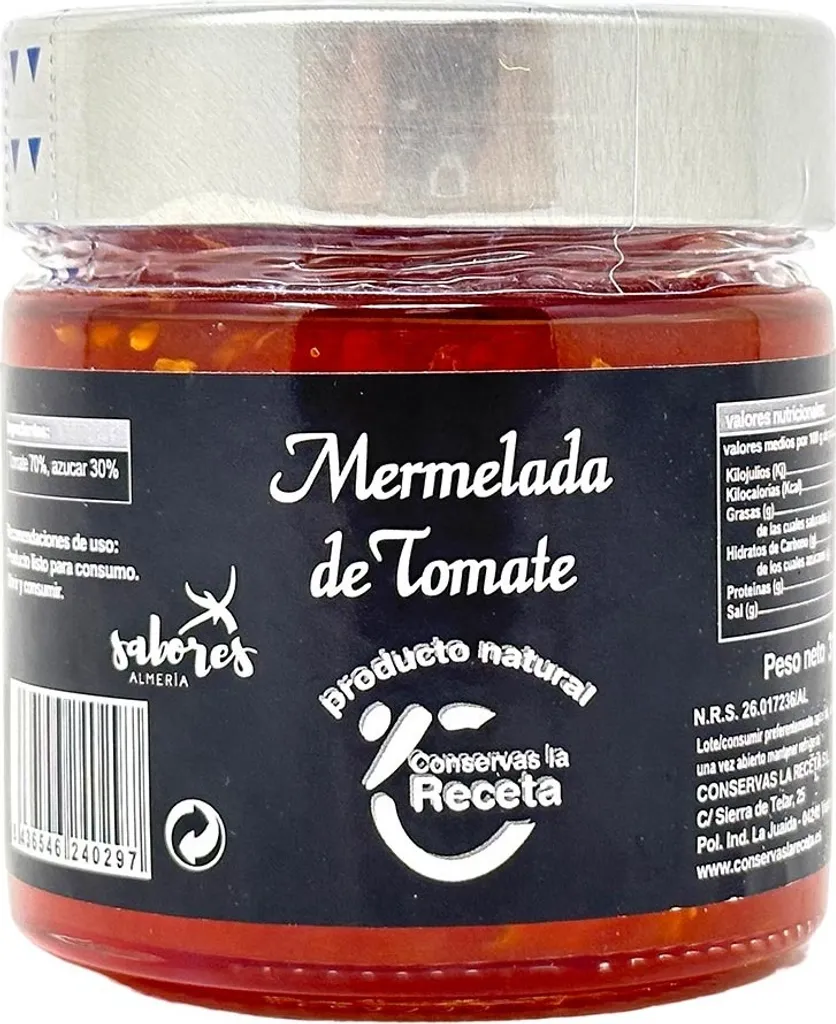Conservas La Receta Mermelada de Tomate Tomaten Konfitüre aus Spanien