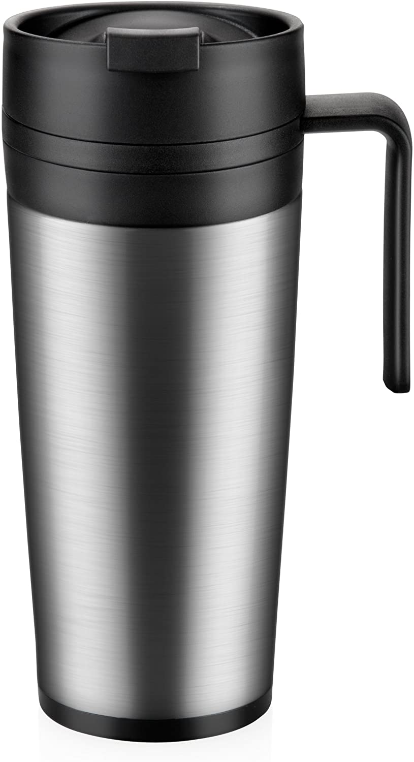 Tescoma Constant 0.4 Litre Travel Mug, Stainless Steel