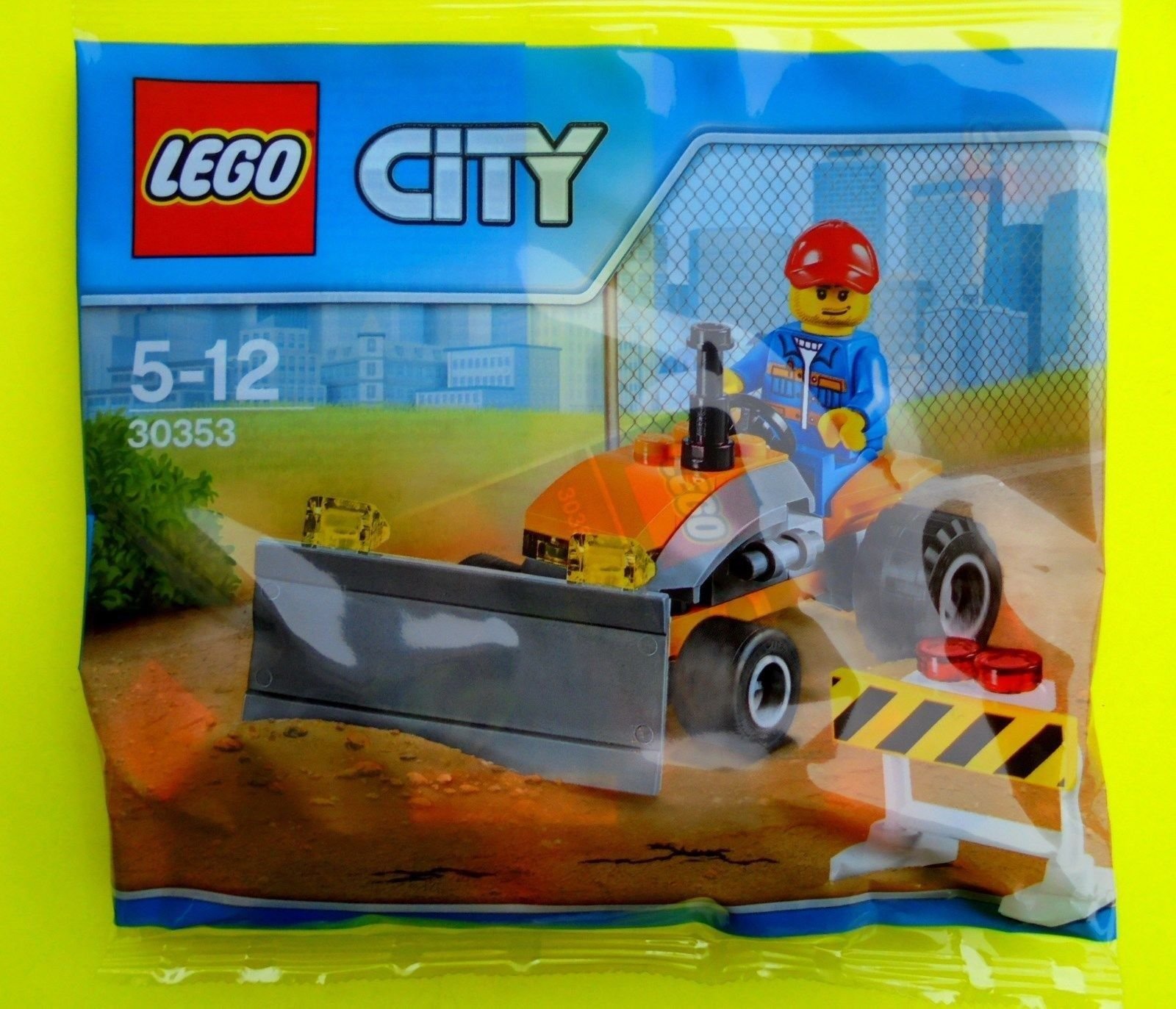 Lego Construction Tractor Polybag New Boxed As New